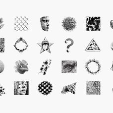 144 Dithering Bitmap Vector Shapes Collection