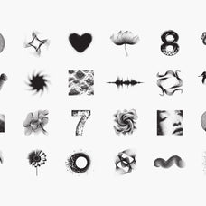 144 Dithering Bitmap Vector Shapes Collection