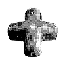 144 Dithering Bitmap Vector Shapes Collection