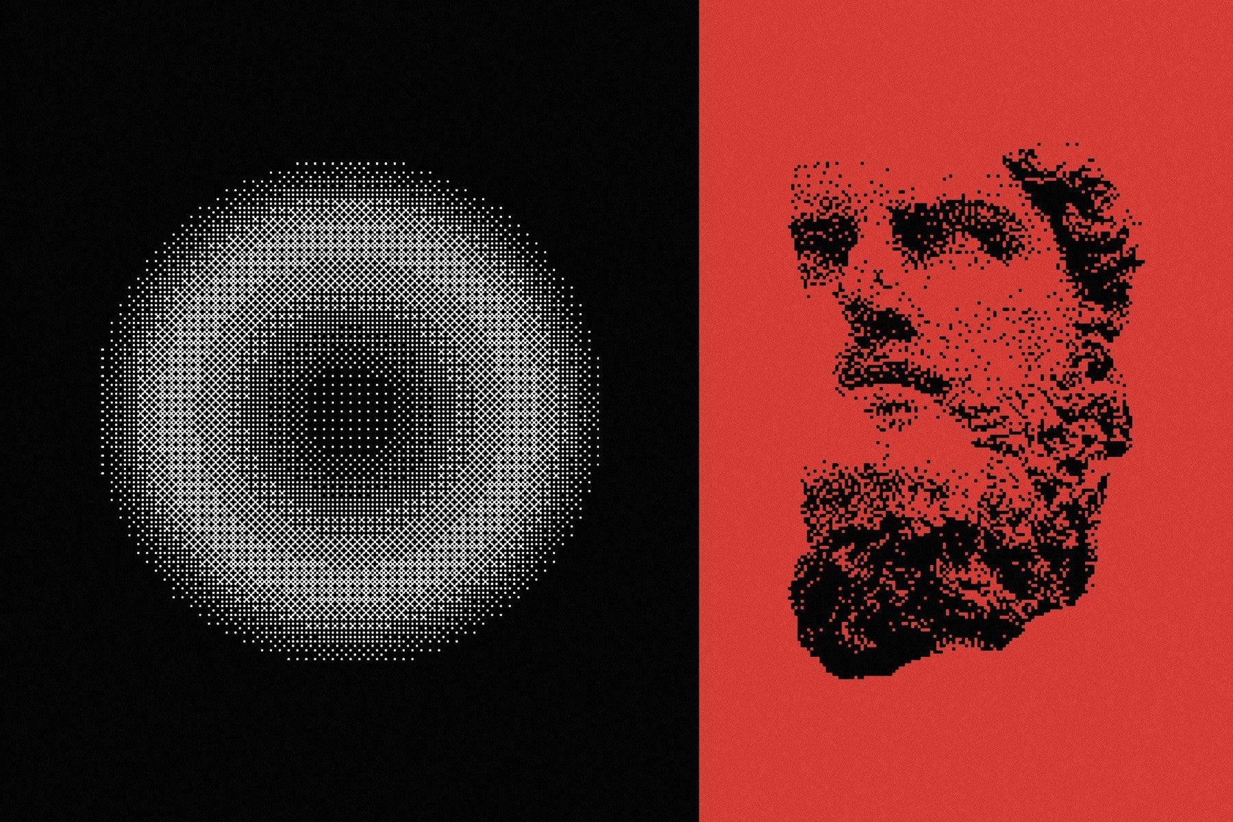 144 Dithering Bitmap Vector Shapes