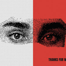 144 Dithering Bitmap Vector Shapes