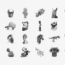 144 Dithering Bitmap Vector Shapes