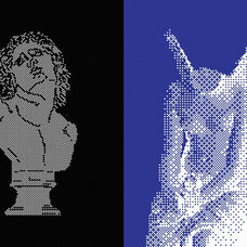 144 Dithering Bitmap Vector Shapes