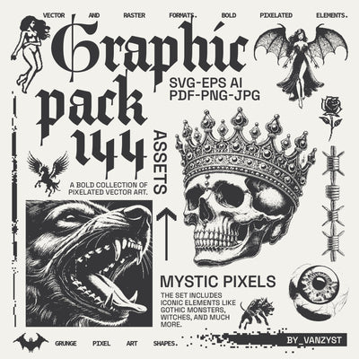 144 MysticPixels Graphic Pack