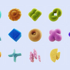 150+ Fluffy 3D illustrations