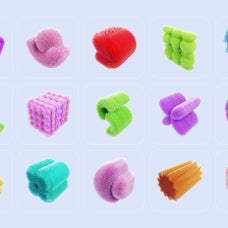 150+ Fluffy 3D illustrations