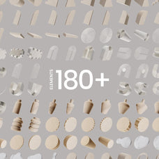 180+ Modern Natural 3D illustrations