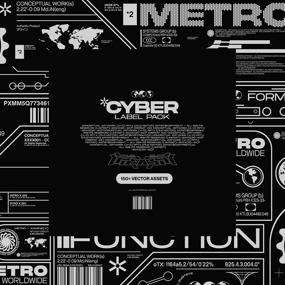 Cyber Label Pack