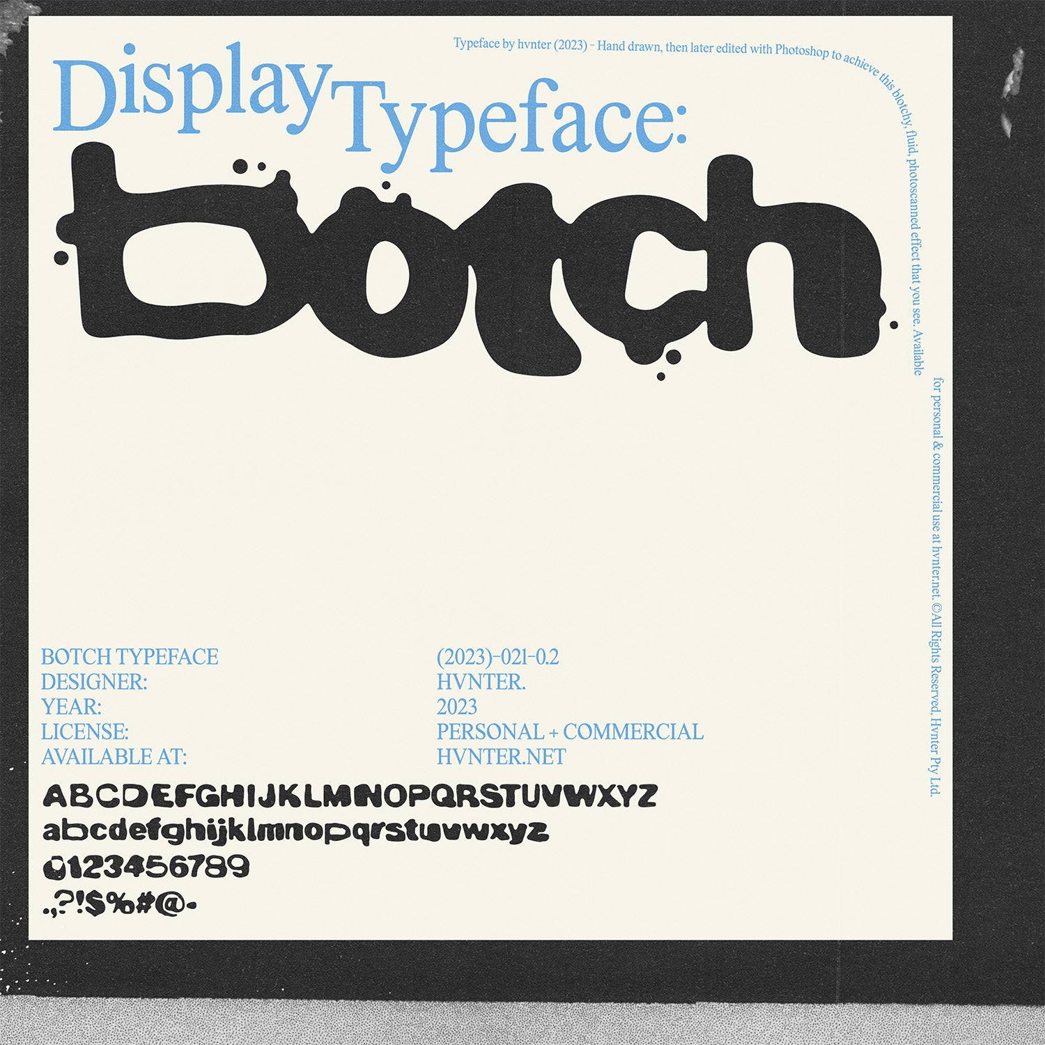 BOTCH Typeface