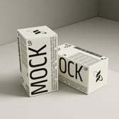 2 Cosmetic Boxes Mockup