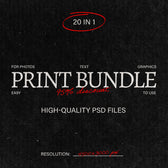 20-in-1 Print Text Effects Bundle