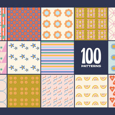 200 Vector Mosaics & Patterns