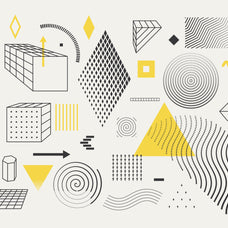 206 Vector Shapes & Posters Set