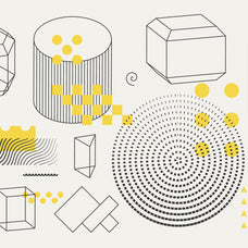 206 Vector Shapes & Posters Set