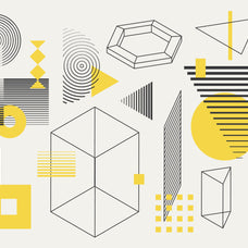 206 Vector Shapes & Posters Set