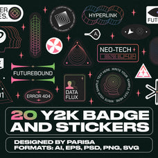 20 Y2K Badge Stickers - Parisa-Artstudio 1.jpg