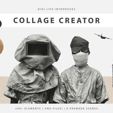 250+ Elements - Collage Creator Pack