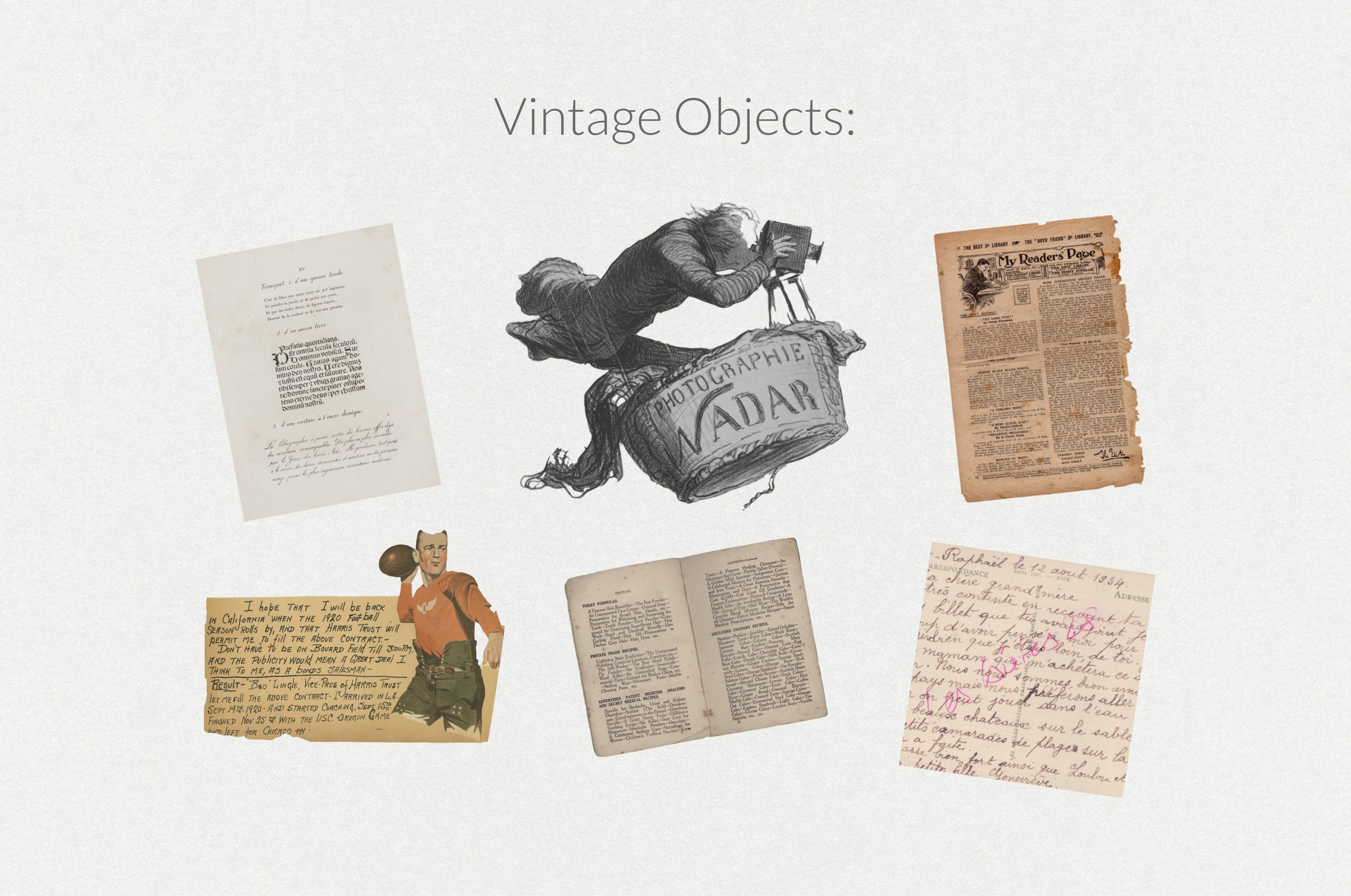 250+ Elements - Collage Creator Pack