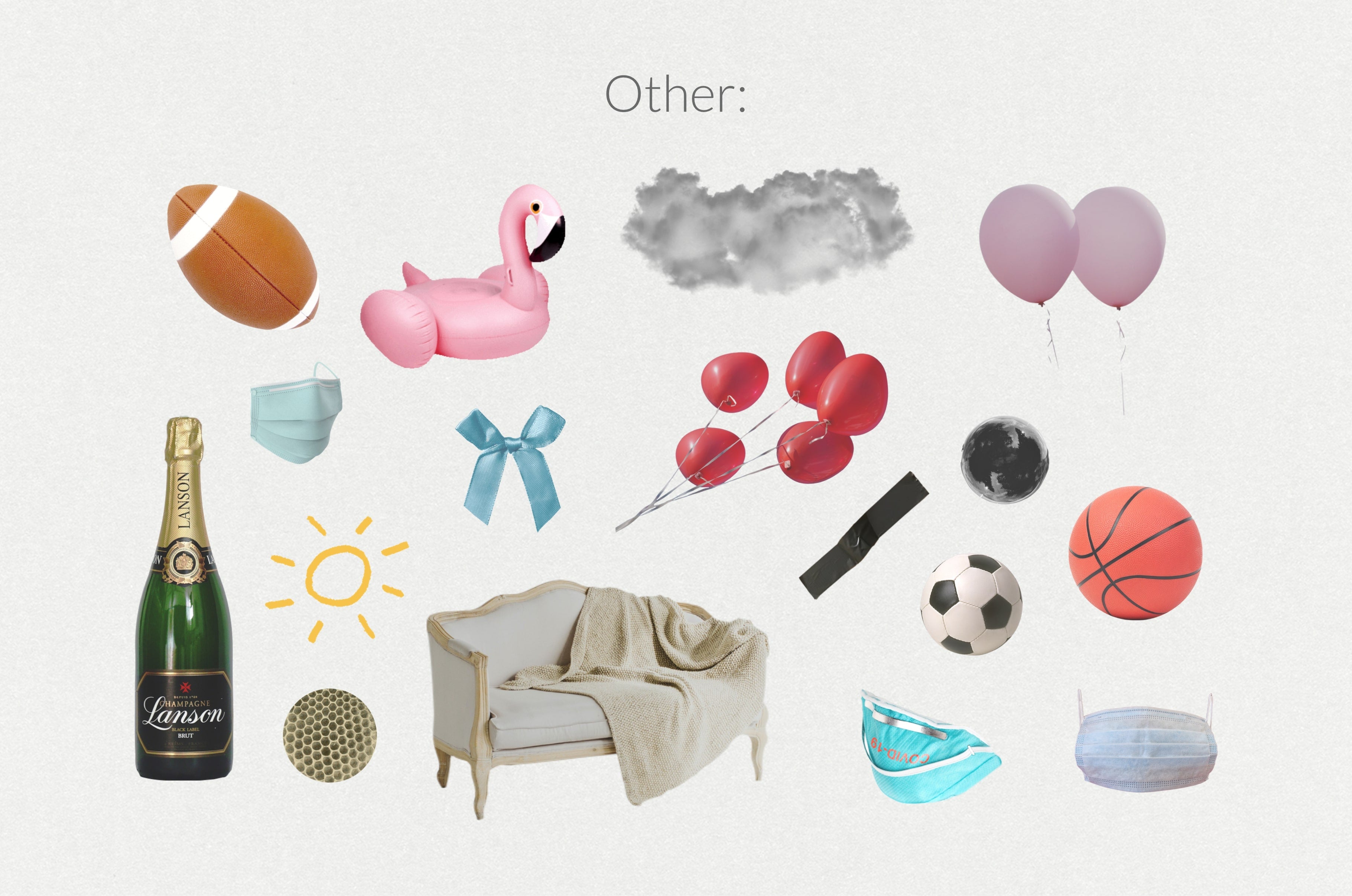 250+ Elements - Collage Creator Pack