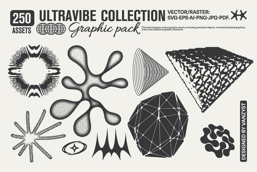250 UltraVibe Graphic Pack by Vanzyst