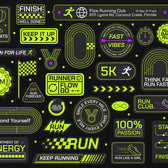 29 Running Badges & Stickers