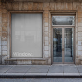 2 A4 Window Posters Mockup