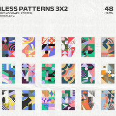 318 Shapes Patterns Posters Part 1