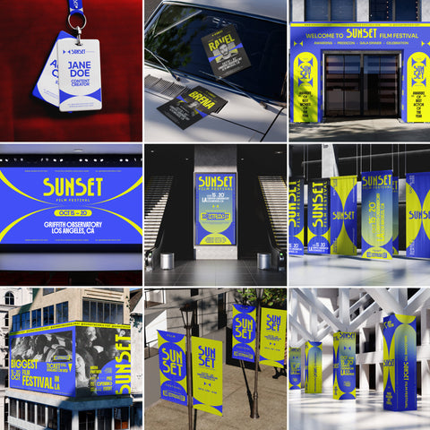 36 Event Festival Branding Mockups Bundle