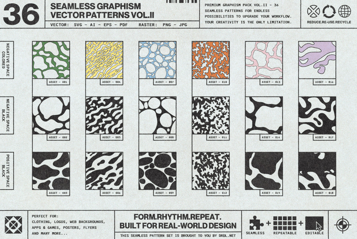 02 Pattern 36 Premium Seamless Graphism Patterns VOL.02 — Built for Professional ...