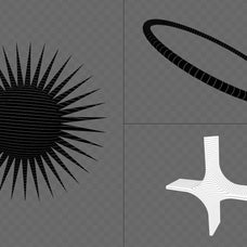 390+ Lines & Dots 3D Shapes
