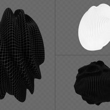 390+ Lines & Dots 3D Shapes