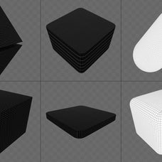 390+ Lines & Dots 3D Shapes