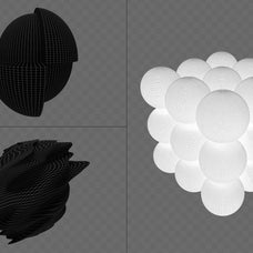 390+ Lines & Dots 3D Shapes