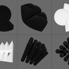 390+ Lines & Dots 3D Shapes