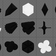 390+ Lines & Dots 3D Shapes