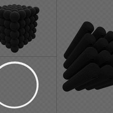 390+ Lines & Dots 3D Shapes