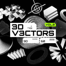3D V3CTORS vol.2 - 60 Vector Geometric Shapes - assetpro 1.jpg