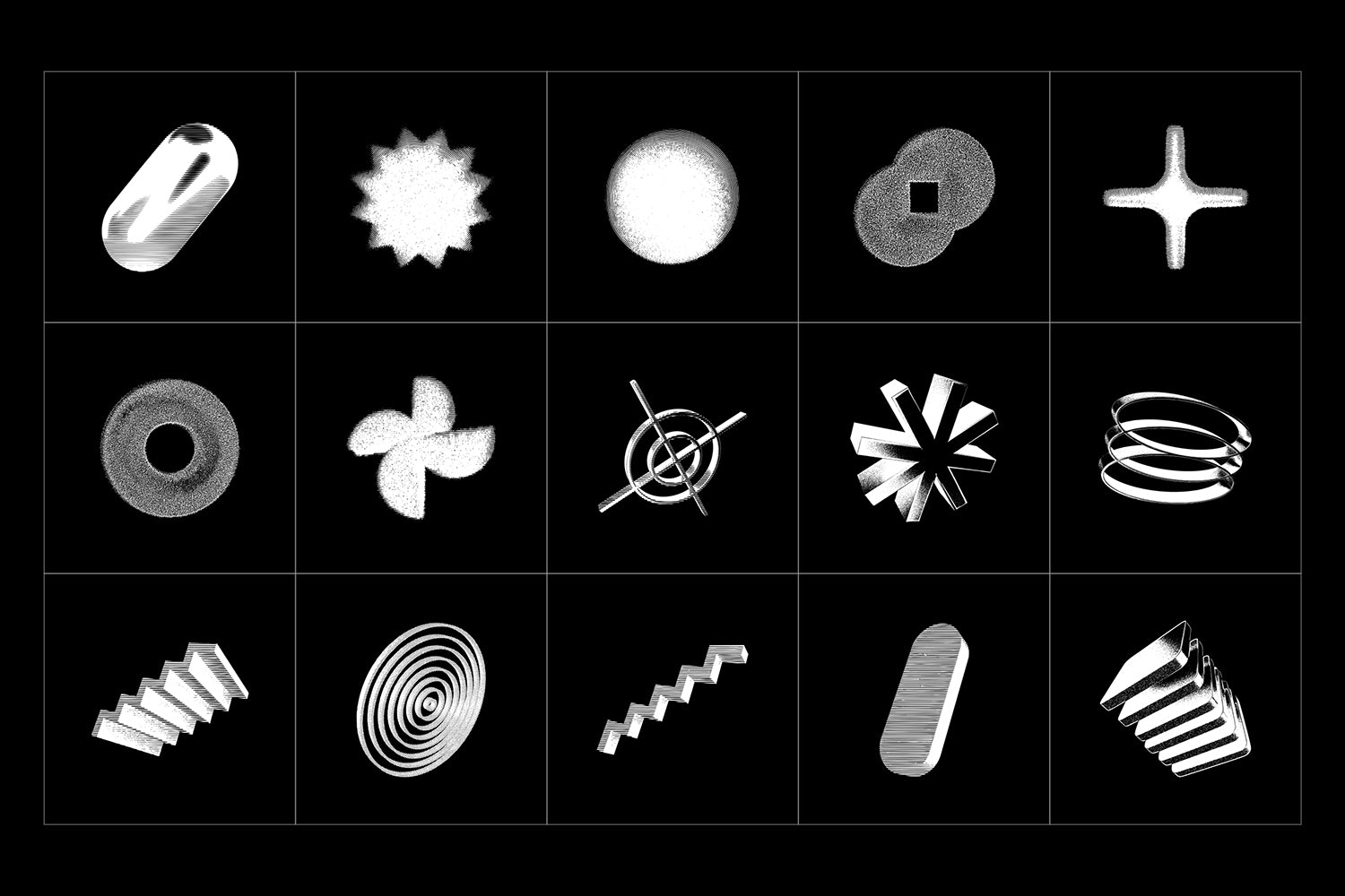 3D V3CTORS vol.2 - 60 Vector Geometric Shapes - assetpro 7.jpg