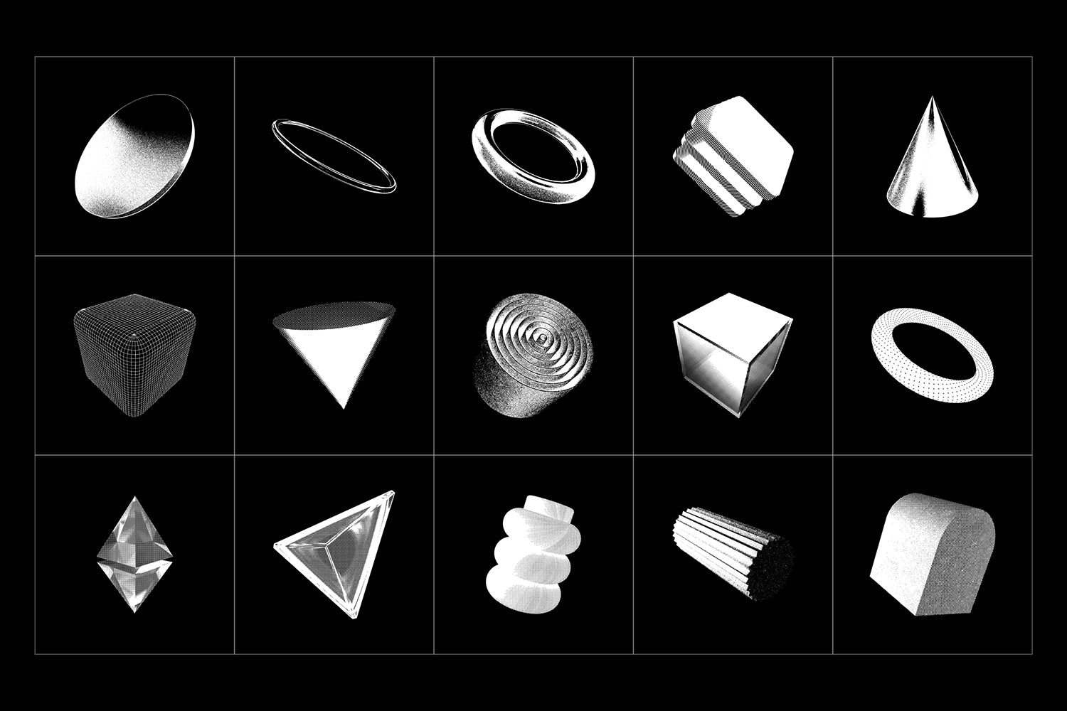 3D V3CTORS vol.2 - 60 Vector Geometric Shapes - assetpro 8.jpg