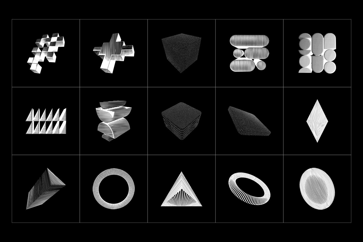 3D V3CTORS vol.2 - 60 Vector Geometric Shapes - assetpro 9.jpg