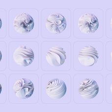 3D Abstra Spheres - 60 illustrations