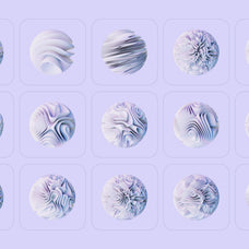 3D Abstra Spheres - 60 illustrations