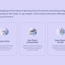 3D Abstra Spheres - 60 illustrations