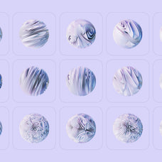 3D Abstra Spheres - 60 illustrations