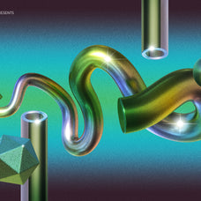 3D ARCADE GREEN Objects