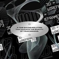 3D Chrome Wireframes