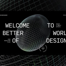 3D Chrome Wireframes