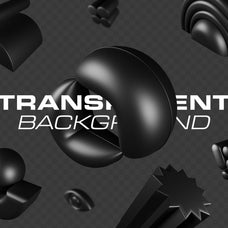 3D Dark Geometric Shapes