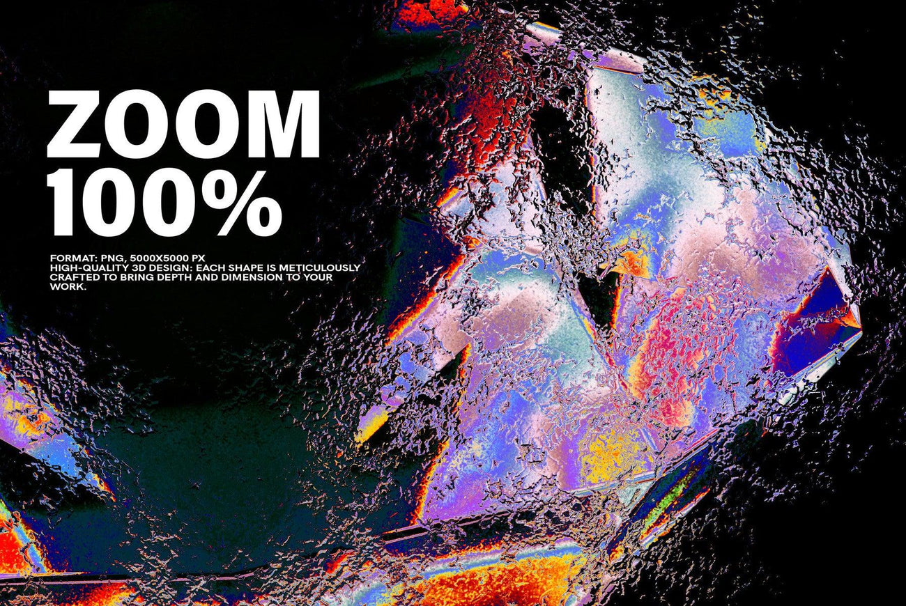 3D Distorted Glass Shapes by Softulka