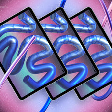 3D GALAXY BLUE Objects